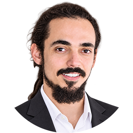 Color portrait of Dragan Momčilov, Head of Web and Mobile Design at Infinity Design Studio.